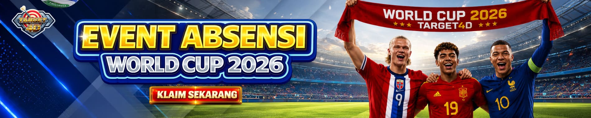 EVENT ABSENSI WORLD CUP TARGET4D